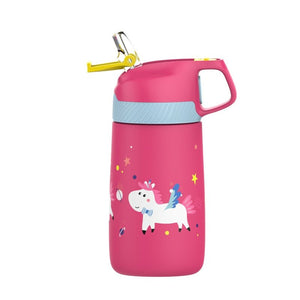 Thermos avec motif et paille sans BPA de 350ml pour enfant "FEIJIAN - FS" - Planète Rando