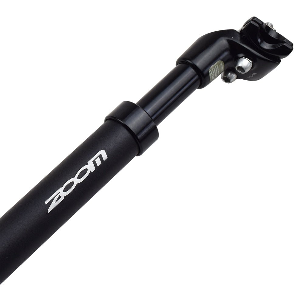 Tige de selle télescopique 27.2 avec amortisseur de chocs pour VTT suspendu "ZOOM - SPS-405" - Planète Rando