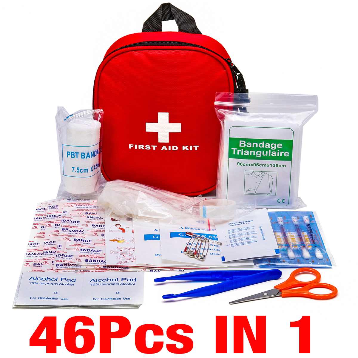 Trousse de premiers secours / mini sac d'urgence pour le camping 16 à 300 pièces "First Aid Kit" - Planète Rando