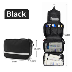 Trousse de toilette de voyage pour hommes et femmes "Travelicons - Wash bag" - Black | Planète Rando