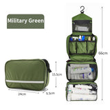 Trousse de toilette de voyage pour hommes et femmes "Travelicons - Wash bag" - Military Green | Planète Rando