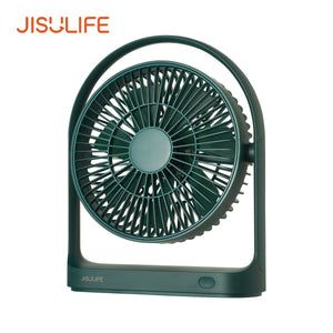 Ventilateur sans-fil rotatif 270° et rechargeable mini-USB 4000m AH "JISULIFE" - Planète Rando