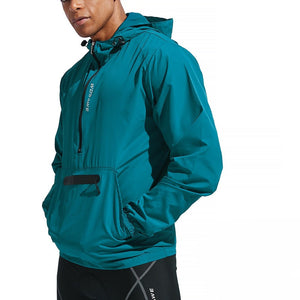 Veste / coupe-vent de cyclisme imperméable à capuche pour homme 205g "WOSAWE – BL245" - Planète Rando