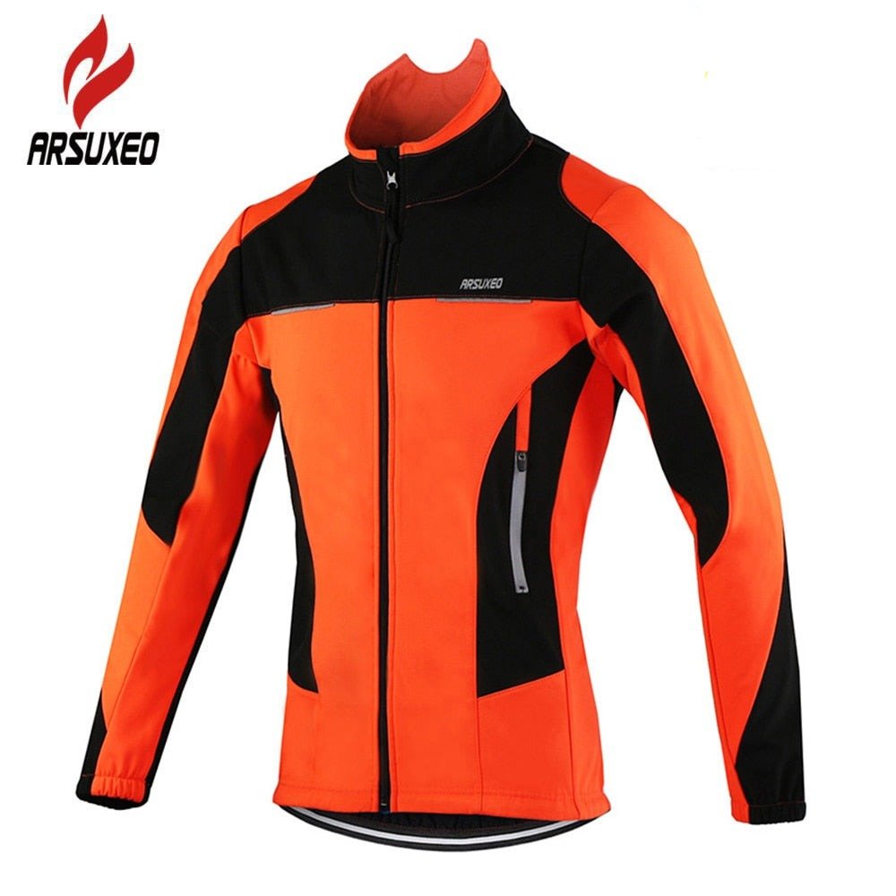 Veste de cyclisme en polaire thermique pour homme/femme "ARSUXEO - 15F" - Planète Rando