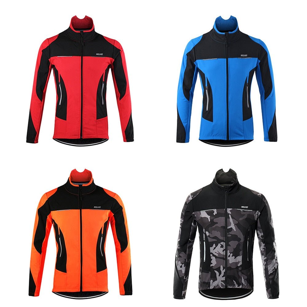 Veste de cyclisme en polaire thermique pour homme/femme "ARSUXEO - 15F" - Planète Rando