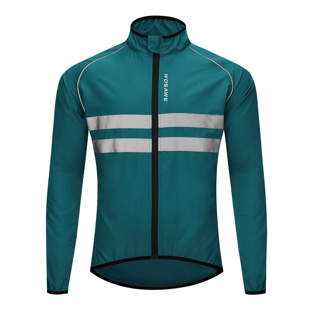 Veste de cyclisme imperméable, coupe-vent à capuche réfléchissant "WOSAWE - BL225" - Planète Rando