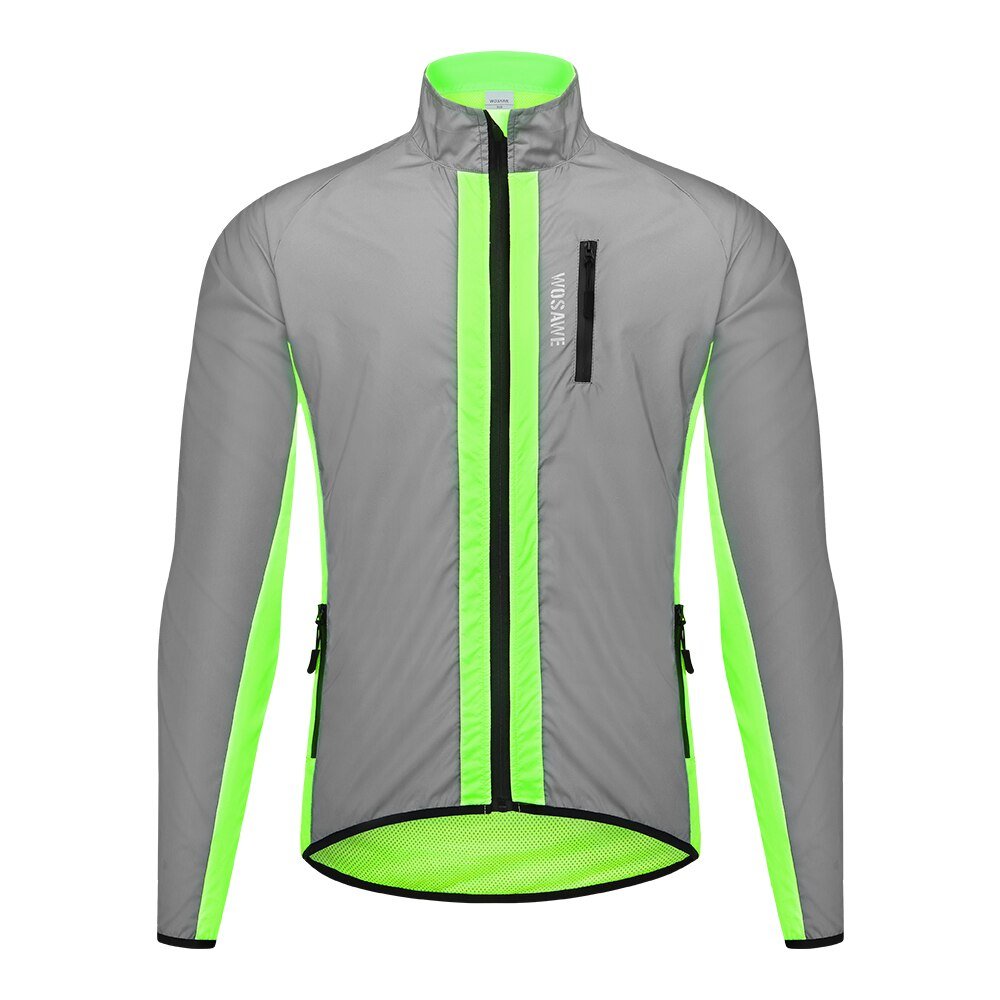 Veste de cyclisme imperméable haute visibilité pour homme "WOSAWE – Reflective jacket" - Planète Rando