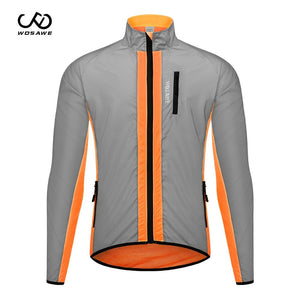 Veste de cyclisme imperméable haute visibilité pour homme "WOSAWE – Reflective jacket" - Planète Rando