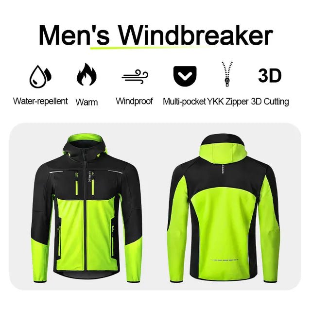 Veste de cyclisme / parka chaude avec capuche pour homme "INBIKE - WJ607" - Planète Rando