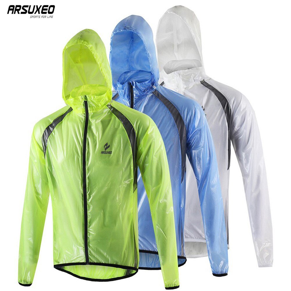 Veste de cyclisme ultra légère / coupe-vent imperméable 130g "ARSUXEO - Reacher compression" - Planète Rando