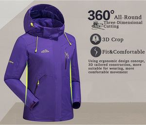 Veste de randonnée imperméable & coupe 3D tridimensionnelle pour femme 770g "LNGXO - Ksk Sport" - Planète Rando