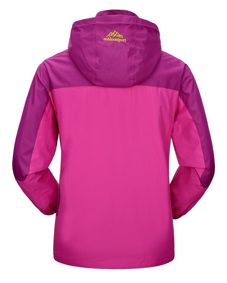 Veste de randonnée imperméable et coupe-vent pour femme 650g "Outdoorsport - Kaishika" - Planète Rando