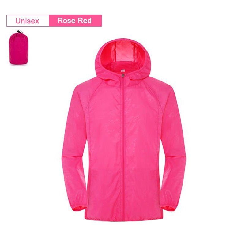 Veste imperméable / coupe-vent ultraléger UPF 40+ 120g "LNGXO - UL-Light" - Fuschia / S | Planète Rando